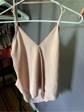Women’s Blush Pink V-Neck halter Strap Cami